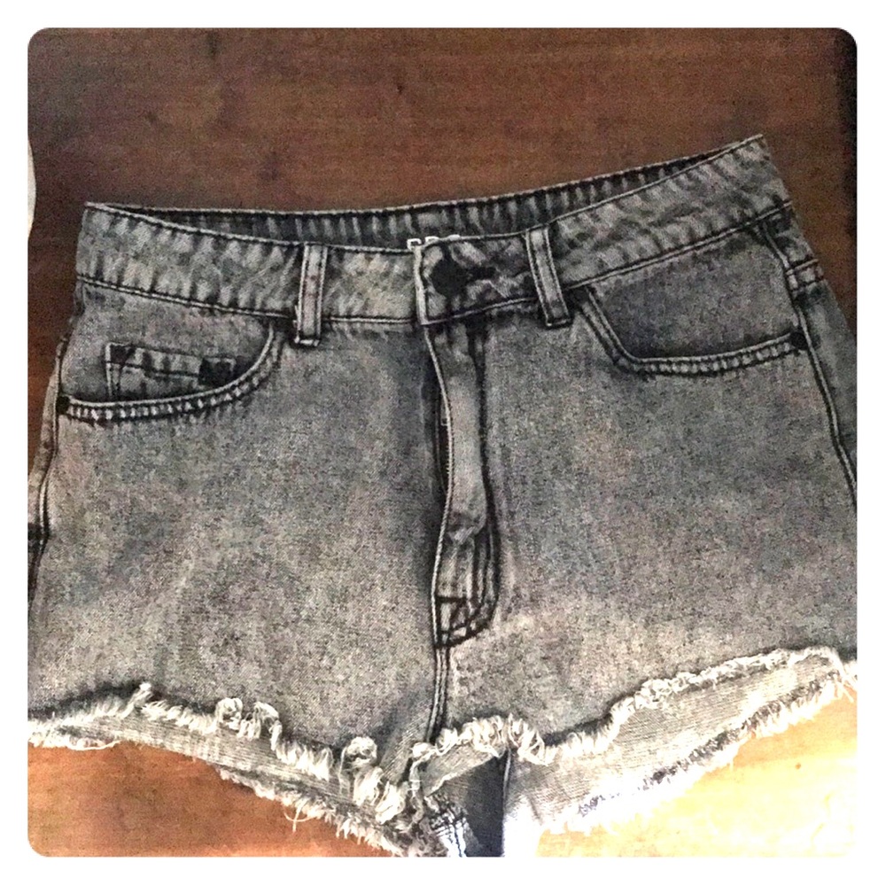 BDG high rise cheeky cut off shorts